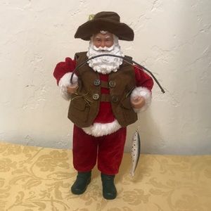 NWT Collectible Fishing Santa